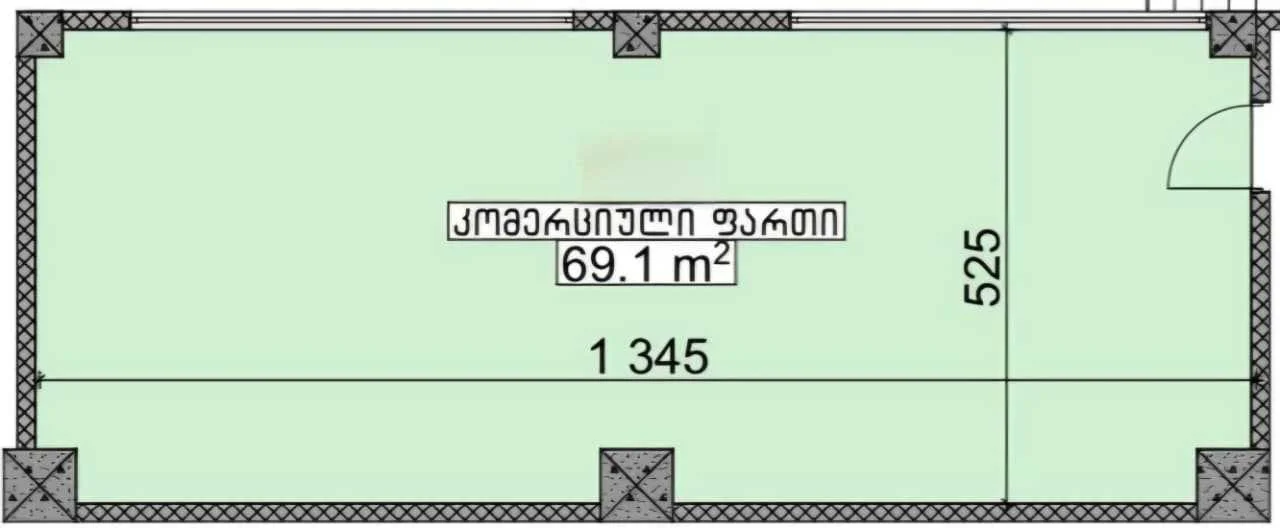 იყიდება კომერციული ფართი ისანში - ფოტო 2